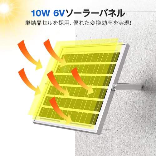ソーラーパネル 10W 6V USB出力 レギュレータ付き 5in-1 USB変換ケーブル・3mケーブル付き 単結晶 ソーラー充電器 スマホ充電器 ソーラーチャージャー 360°調整可能なブラケット 高転換率 省エネルギー ソーラーパネル 小型 屋外 アルミ合金 IP65防水 薄型 軽量 太陽光発電パネル 屋外用ソーラーパネル ソーラー充電 スマホなどに対応